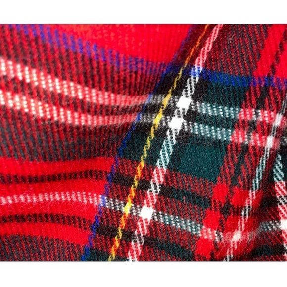 Classic Plaid Scarf by: Cashmere Look - Bid Now = Discounted Shipping - Picture 5 of 7